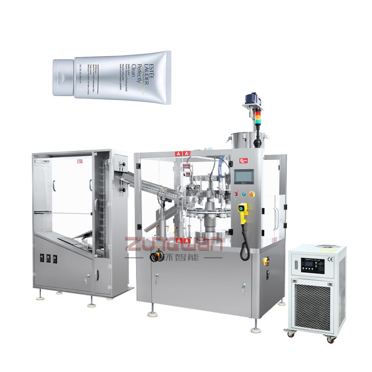 值得信賴潔面乳灌裝封尾機(jī)，廣東省醫(yī)藥用品乳膏軟管灌裝機(jī)