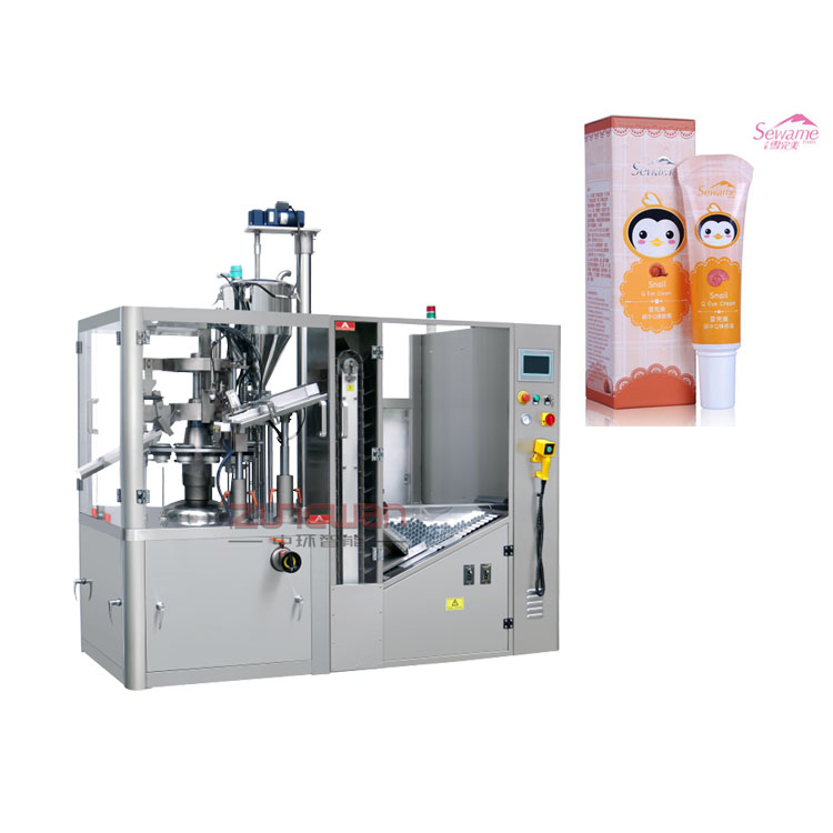 紹興金屬管灌裝封尾機，塑料復(fù)合軟管定量充填封口機